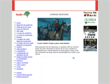 Tablet Screenshot of lendas-gauchas.radar-rs.com.br